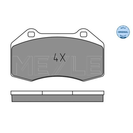 MEYLE 025 241 6215 Brzdové platničky predné pre Renault Megane Clio
