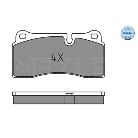 MEYLE 025 242 6118 Brake Pads Set Rear for Audi R8