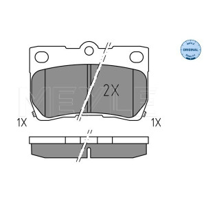 MEYLE 025 243 2317 Pastillas de freno trasero para Lexus GS IS