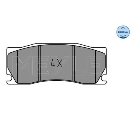 MEYLE 025 248 5017 Bremsbeläge Vorne für Jaguar XK