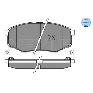 MEYLE 025 251 8718 Brake Pad Set Front for