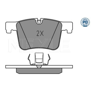 MEYLE 025 251 9919/PD Brzdové platničky predné pre BMW 3 4 2 X3 X4 1