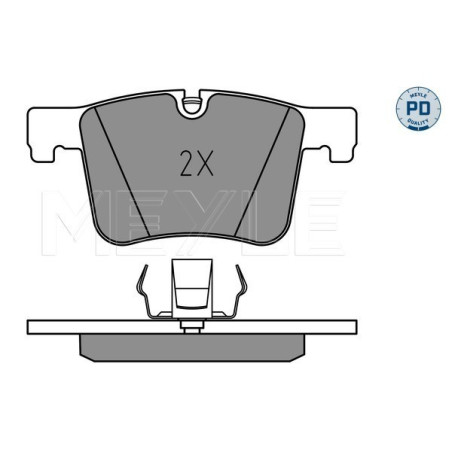 MEYLE 025 251 9919/PD Plaquettes de frein avant pour BMW 3 4 2 X3 X4 1