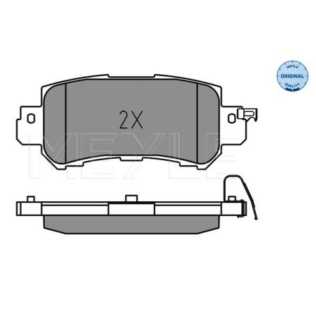 MEYLE 025 255 4014 Brake Pads Set Rear for CX-5 CX-3 2