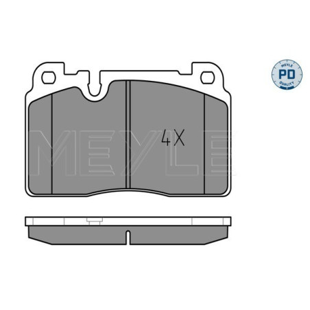 MEYLE 025 256 4316/PD Brake Pads Set Front for Audi Q5