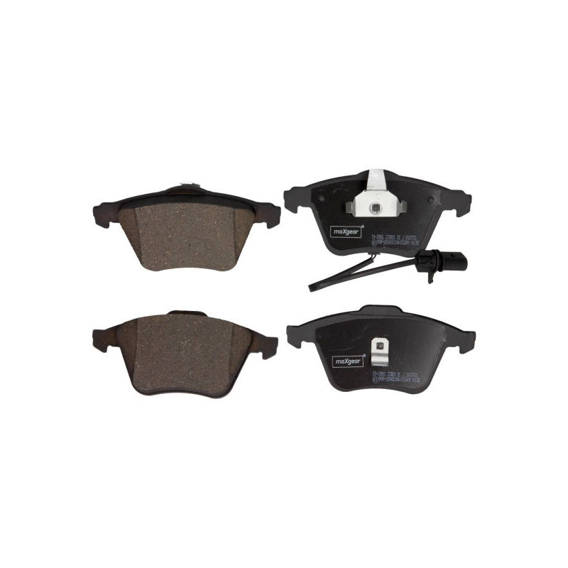 MAXGEAR 19-2881 Brzdové platničky predné pre Passat Golf A3 Superb Leon TT Scirocco Eos CC