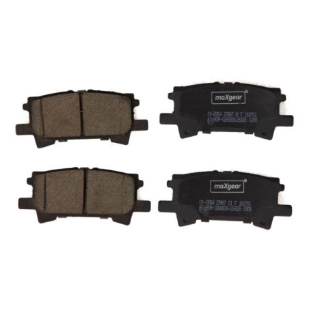 MAXGEAR 19-2884 Pastiglie freno posteriore per Highlander RX Harrier