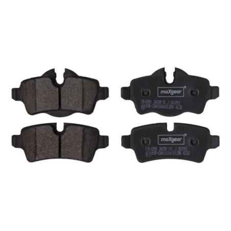 MAXGEAR 19-2891 Brzdové platničky zadné pre Hatchback Clubman Convertible Coupe Roadster