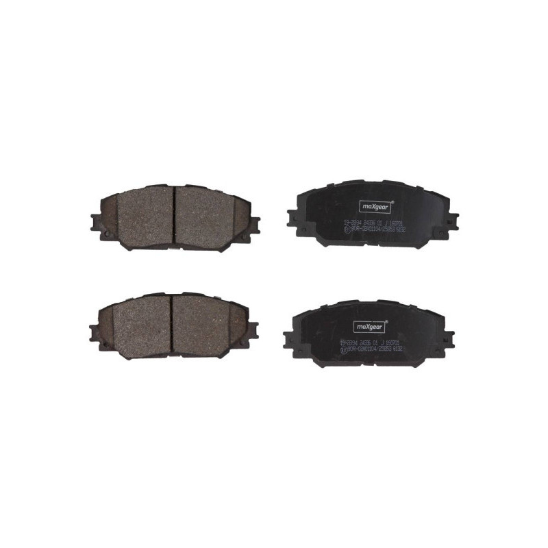 MAXGEAR 19-2894 Klocki hamulcowe przód dla Corolla RAV 4 Auris Urban Cruiser Verso S Matrix Trezia