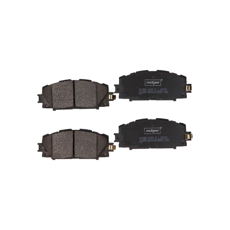 MAXGEAR 19-2896 Brzdové destičky přední pro Yaris / Vios Prius Charade CT
