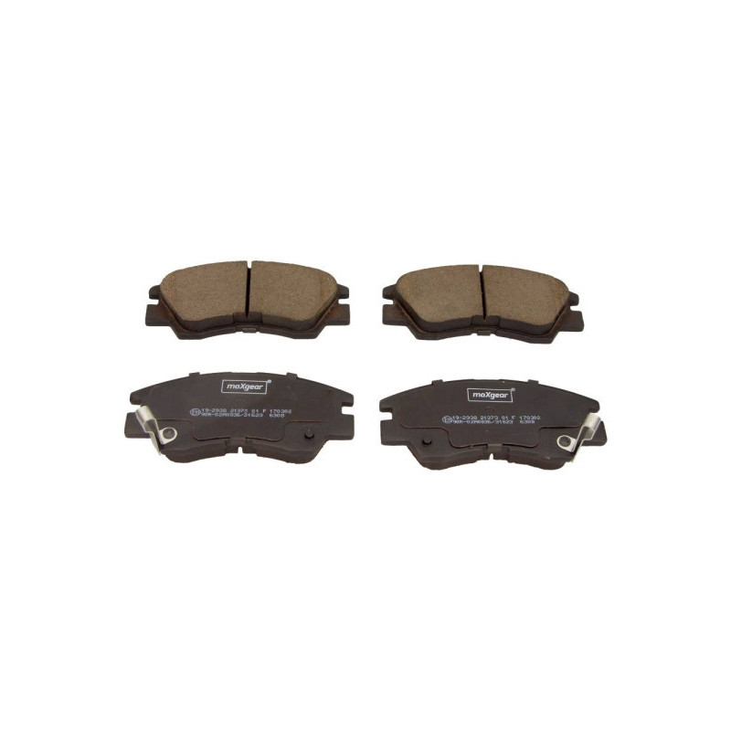 MAXGEAR 19-2938 Brzdové platničky predné pre L 300 200 Shogun PAJERO Galloper