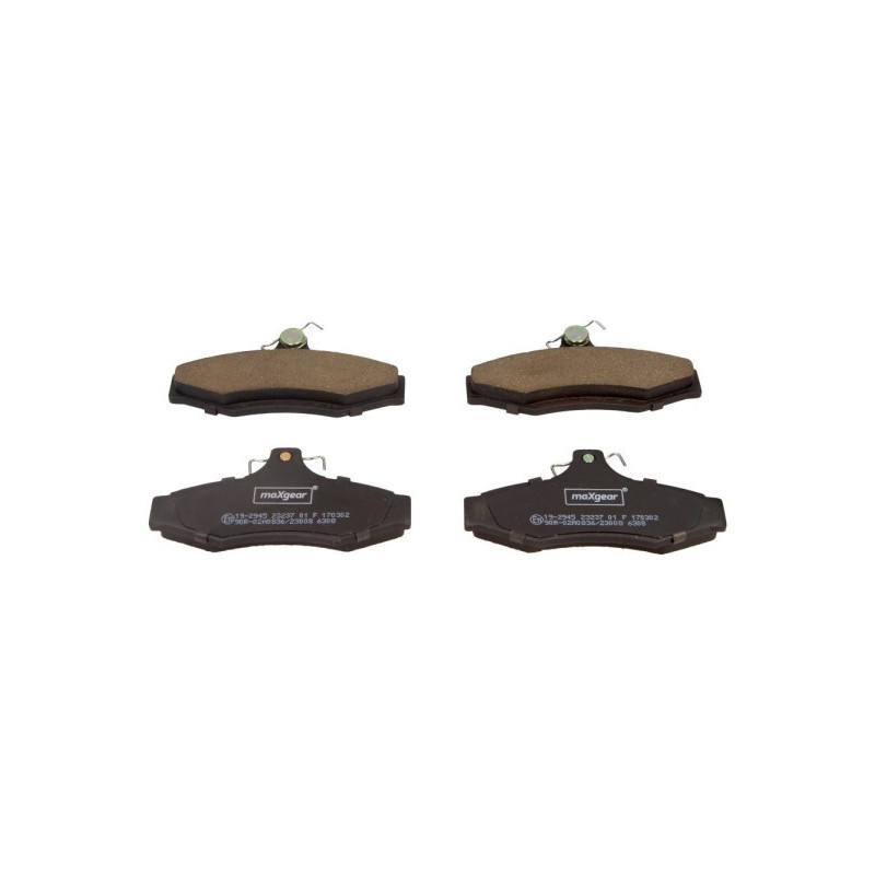 MAXGEAR 19-2945 Brzdové platničky zadné pre Nubira Korando Musso Leganza Astra Dedra