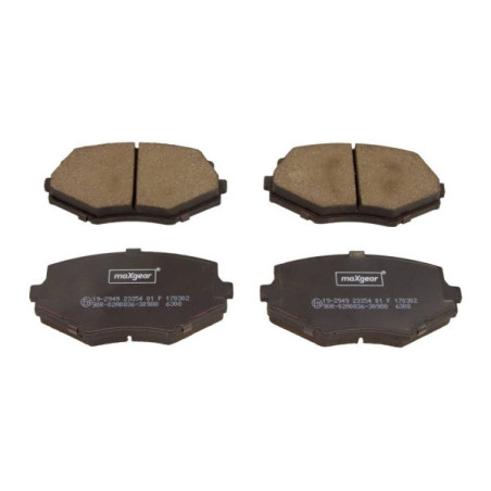MAXGEAR 19-2949 Brzdové platničky predné pre Mazda MX-5