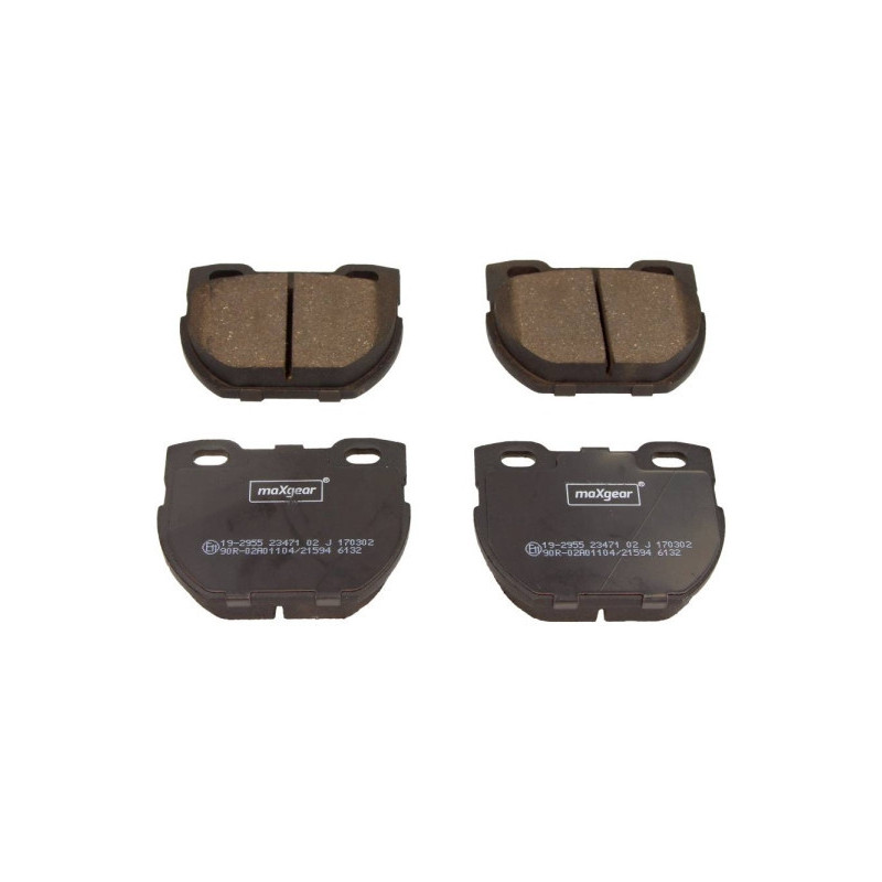 MAXGEAR 19-2955 Brzdové destičky zadní pro Land Rover Defender