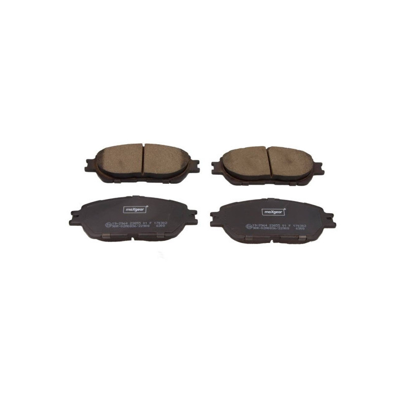 MAXGEAR 19-2964 Brzdové platničky predné pre Alphard Camry ES Sienna Avalon Previa