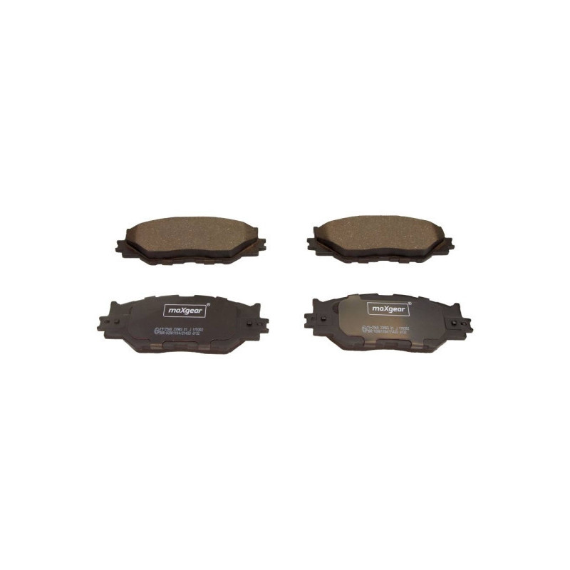 MAXGEAR 19-2968 Brzdové platničky predné pre Lexus IS