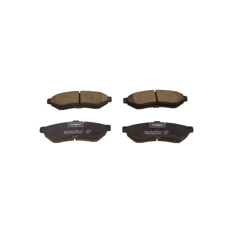 MAXGEAR 19-2969 Pastiglie freno posteriore per Epica Evanda Magnus