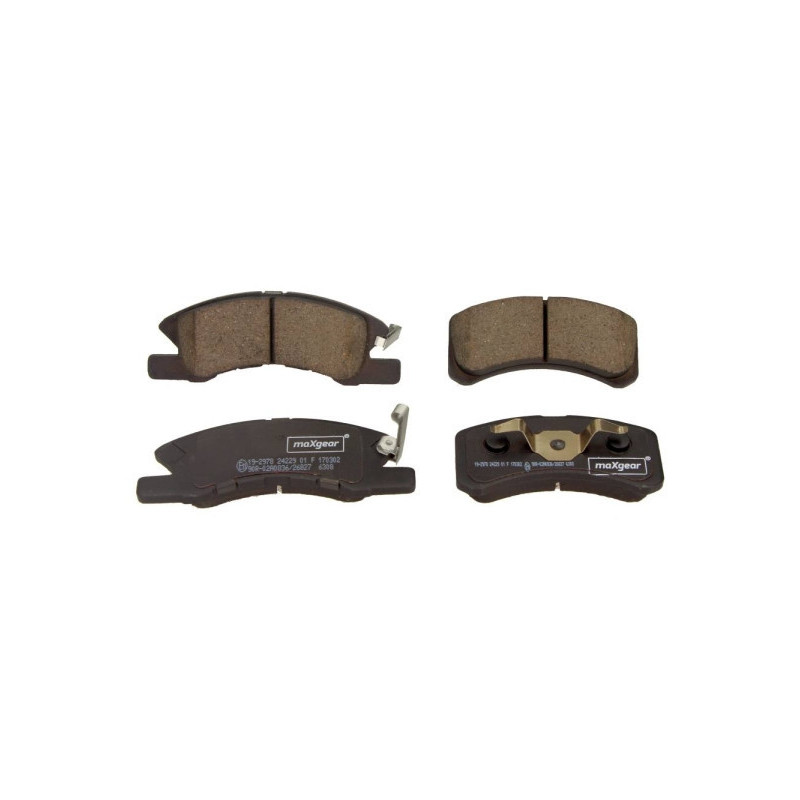 MAXGEAR 19-2978 Bremsbeläge Vorne für Cuore Mirage / Space Star Trevis
