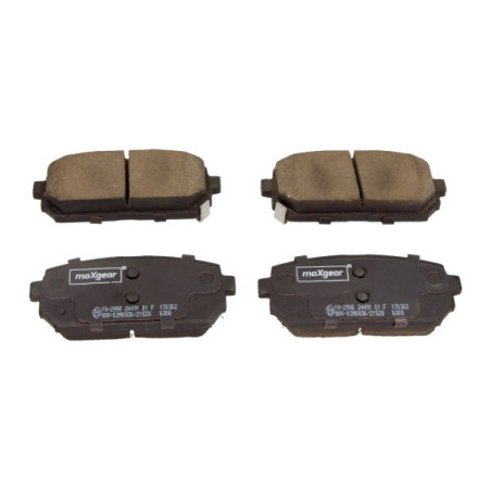 MAXGEAR 19-2990 Brzdové platničky zadné pre Kia Carens