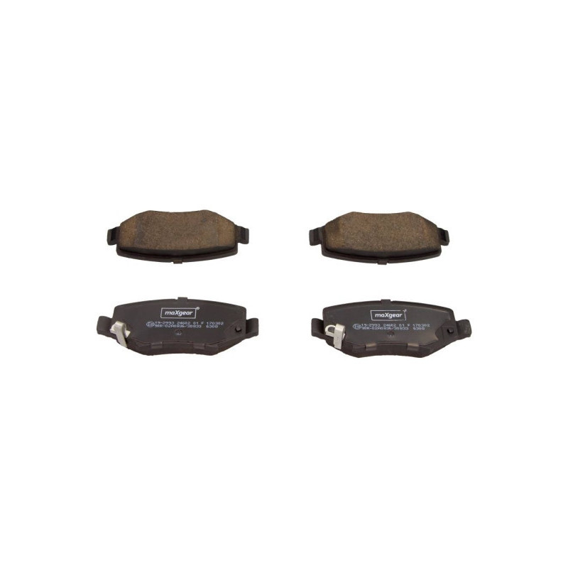 MAXGEAR 19-2993 Plaquettes de frein arrière pour Wrangler Nitro Cherokee Compass