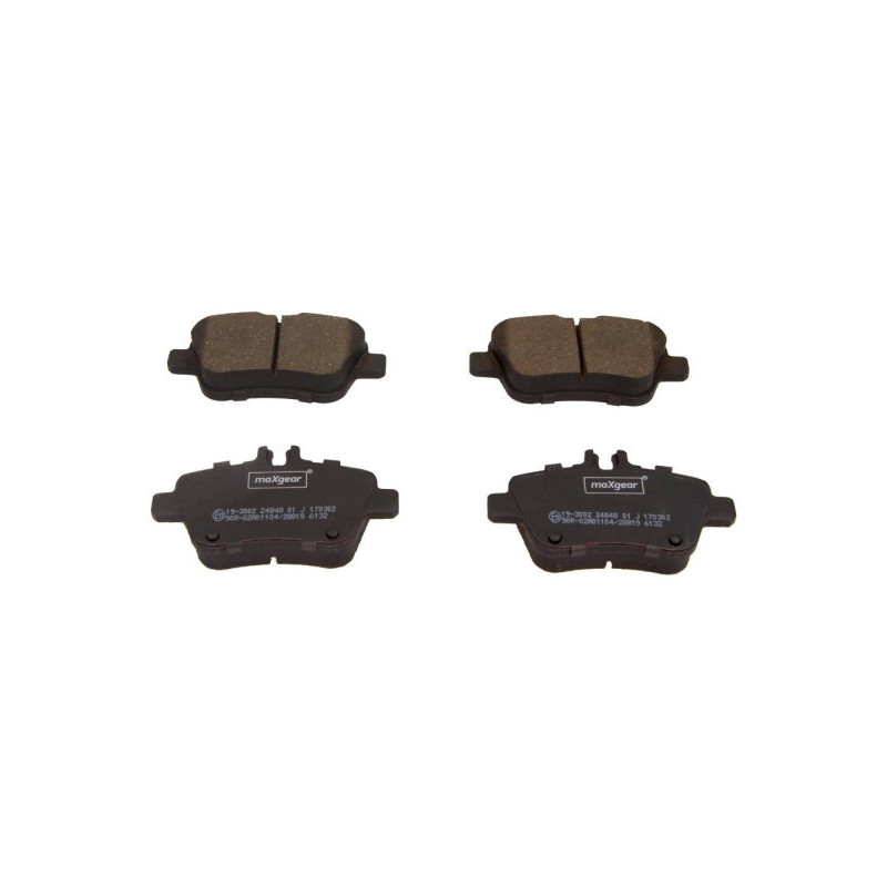 MAXGEAR 19-3002 Klocki hamulcowe tył dla W176 W246 C117 X117 X156 R172