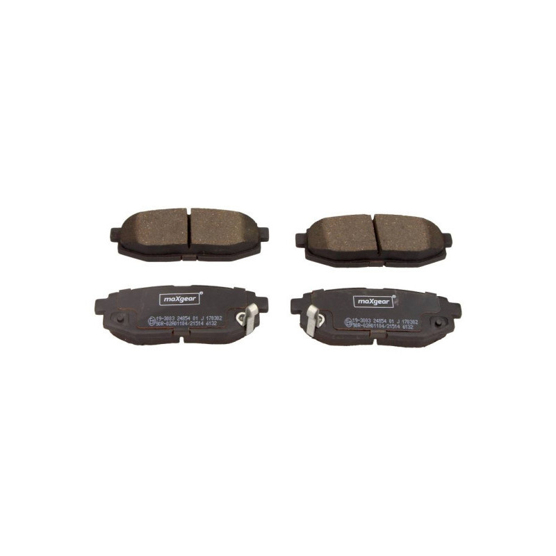 MAXGEAR 19-3003 Bremsbeläge Hinten für Outback Forester Impreza Tribeca Brz GT Legacy