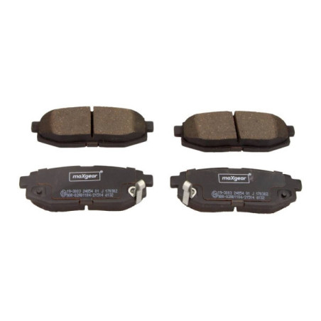 MAXGEAR 19-3003 Bremsbeläge Hinten für Outback Forester Impreza Tribeca Brz GT Legacy