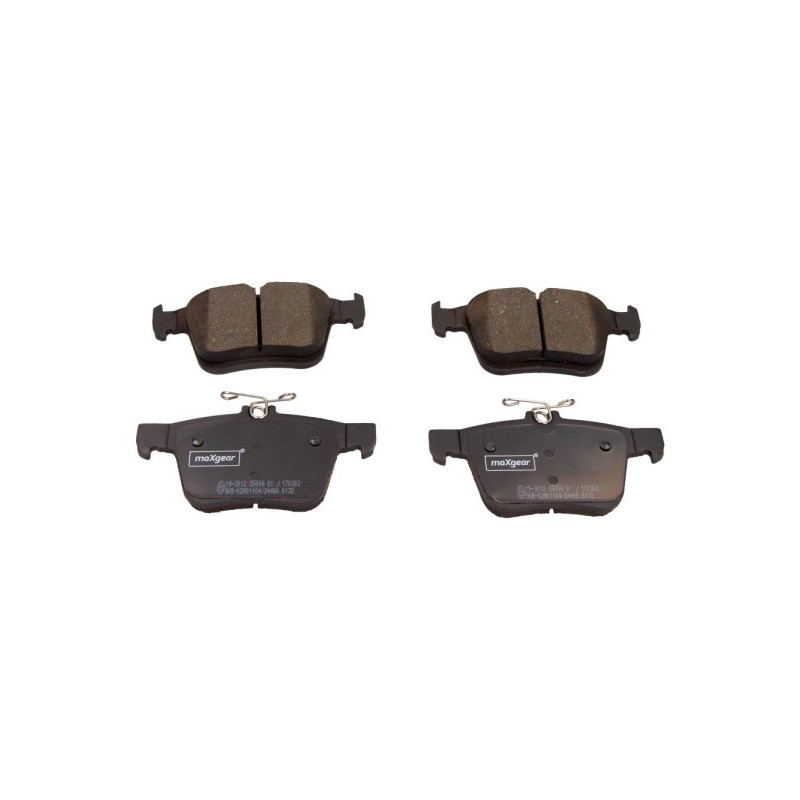 MAXGEAR 19-3012 Pastiglie freno posteriore per A3 Golf Leon TT Ateca Q2 Karoq T-Roc Touran Superb