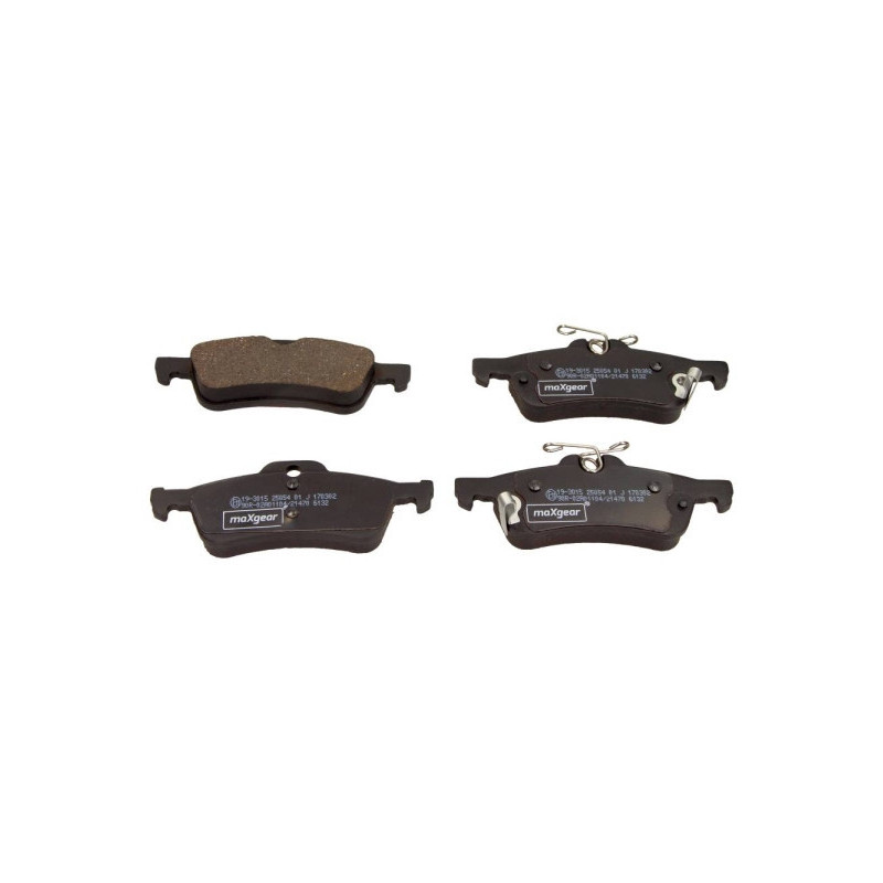MAXGEAR 19-3015 Klocki hamulcowe tył dla Honda Civic