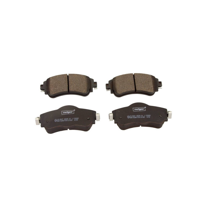 MAXGEAR 19-3027 Brzdové platničky predné pre Citroen C4 DS4
