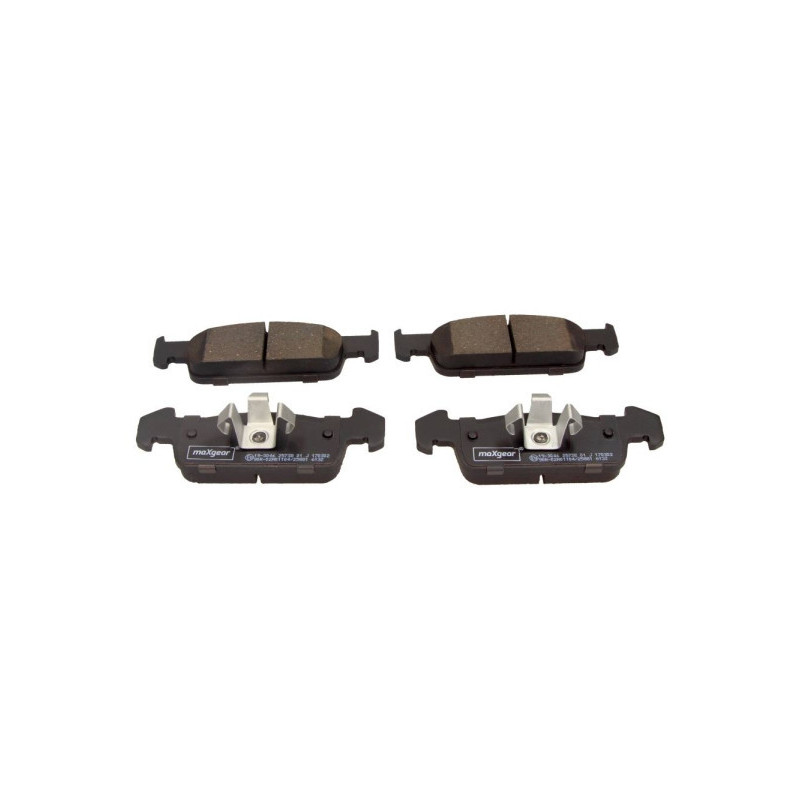 MAXGEAR 19-3046 Plaquettes de frein avant pour Logan Sandero Clio Fortwo Twingo Forfour Thalia