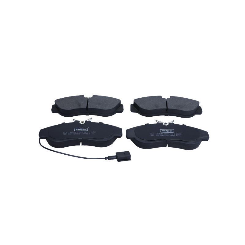 MAXGEAR 19-3138 Brzdové platničky predné pre Ducato Boxer JUMPER