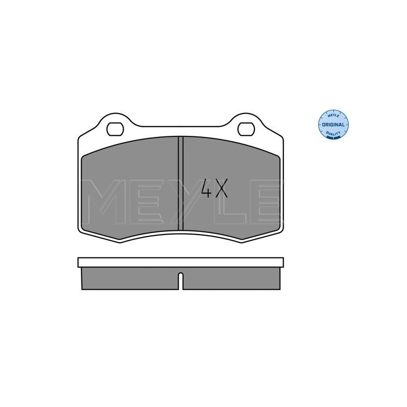 MEYLE 025 213 8115 Pastiglie freno anteriore per DS DS3 XJ 208 DAIMLER S-Type XK Ibiza S60 V70