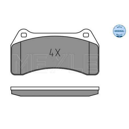 MEYLE 025 234 8916 Brake Pads Set Front for Jaguar S-Type XJ