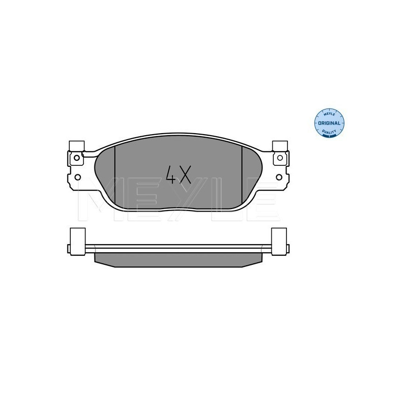 MEYLE 025 239 0818 Pastiglie freno anteriore per XJ S-Type Super
