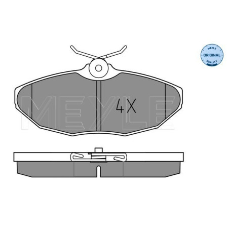MEYLE 025 241 9017 Plaquettes de frein arrière pour Jaguar XJ S-Type