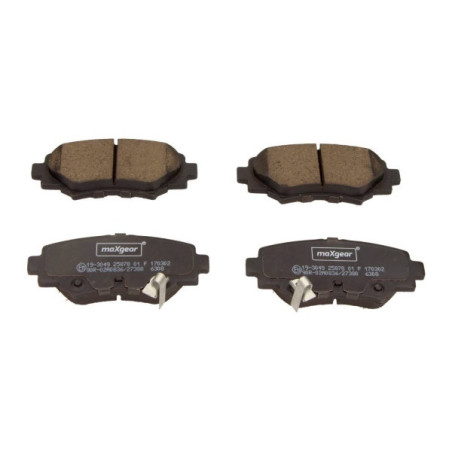 MAXGEAR 19-3049 Brake Pads Set Rear for Mazda 3