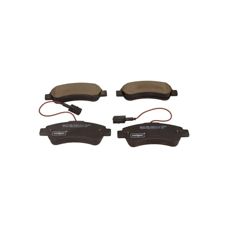 MAXGEAR 19-3055 Klocki hamulcowe tył dla Ducato Boxer JUMPER Movano