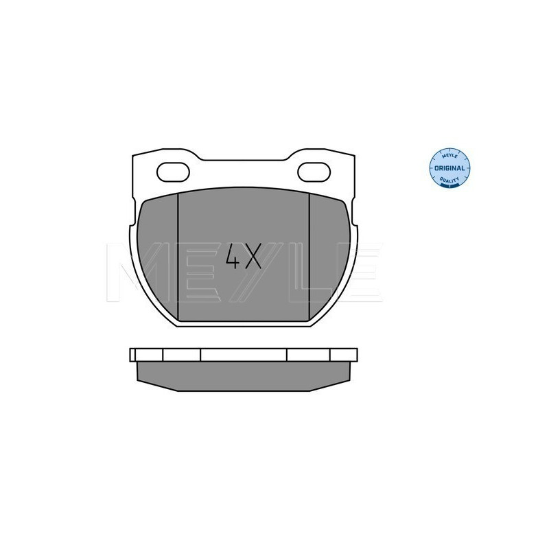 MEYLE 025 234 7118 Pastiglie freno posteriore per Land Rover Defender
