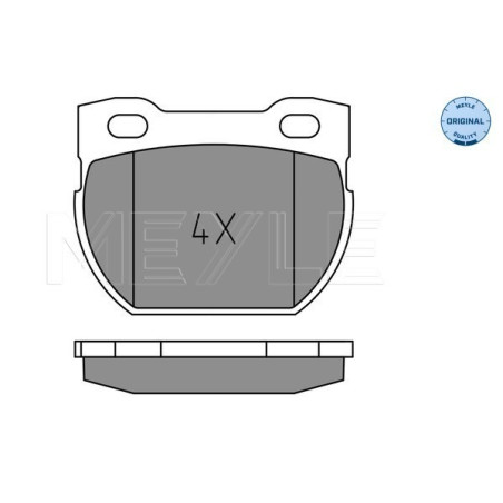 MEYLE 025 234 7118 Brake Pads Set Rear for Land Rover Defender