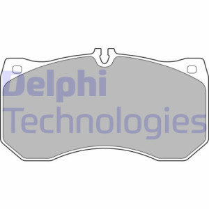 DELPHI LP2713 Brzdové platničky Predné pre