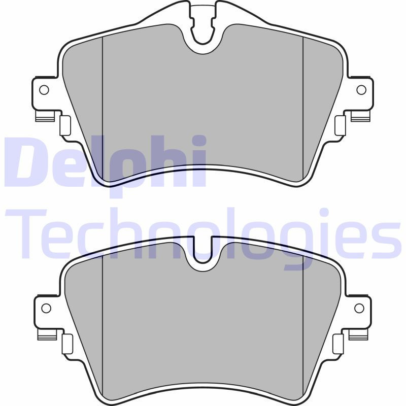 DELPHI LP2717 Plaquettes de frein Avant pour