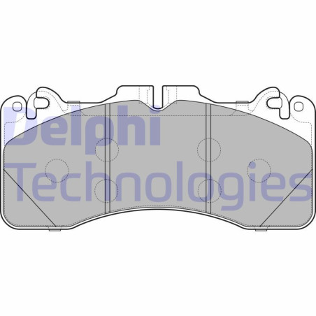 DELPHI LP2760 Pastiglie freno Anteriore per