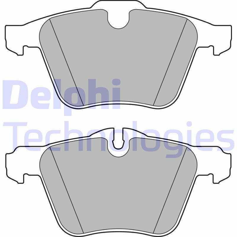 DELPHI LP2766 Pastiglie freno Anteriore per