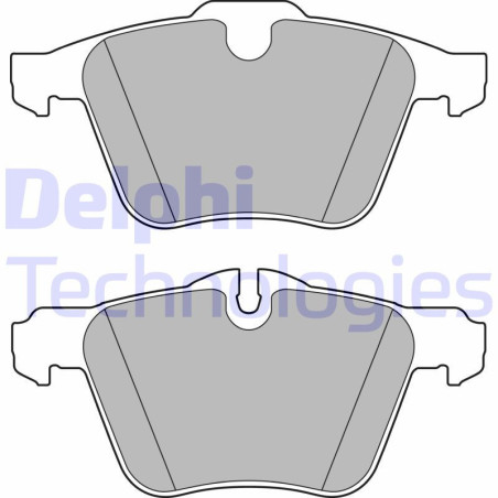 DELPHI LP2766 Brzdové platničky Predné pre