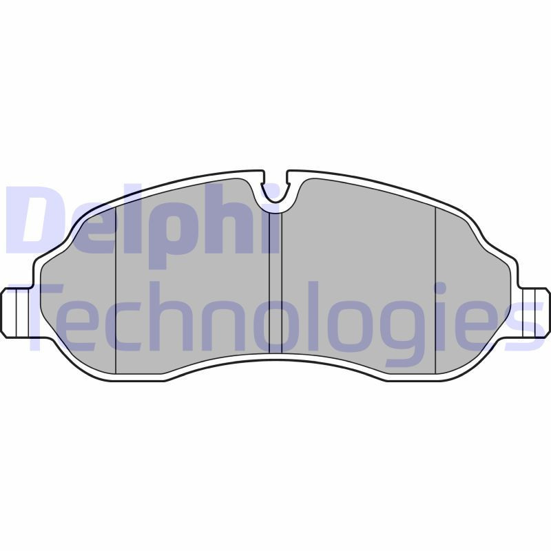 DELPHI LP3136 Pastiglie freno Anteriore per