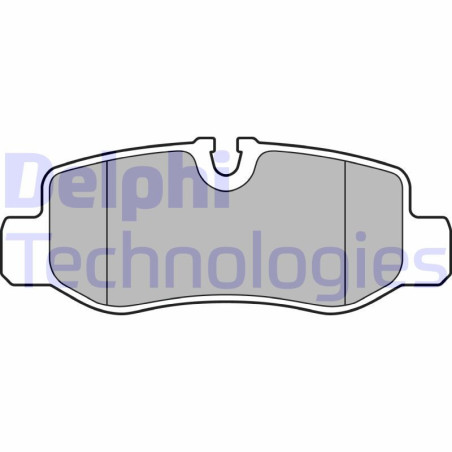 DELPHI LP3139 Pastiglie freno Posteriore per