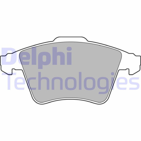 DELPHI LP3142 Brzdové platničky Predné pre