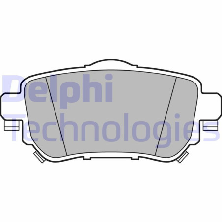 DELPHI LP3145 Pastillas de freno Trasero para