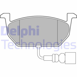 DELPHI LP3146 Pastillas de freno Delantero para